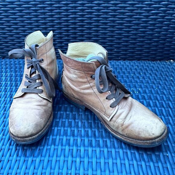 Sutro Clement Brown Leather Chukkan Boots Size 8D Distressed Ankle RARE designer - Picture 5 of 7